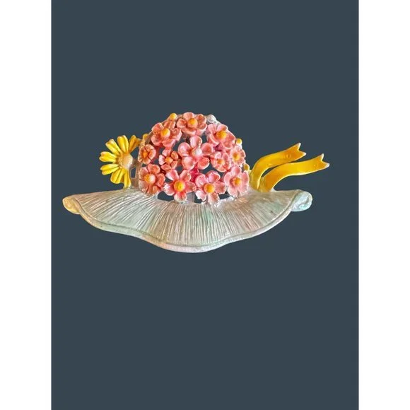 Vintage Beatrix Jewelry BJ Jewel Flower Pin Brooch Accessory - Picture 10 of 16